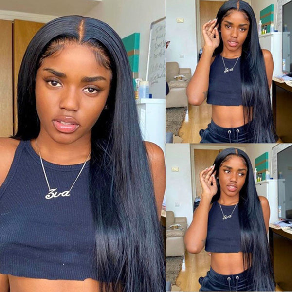 Transparent Lace Frontal Wig 13x4 Straight 150% 180% - pegasuswholesale