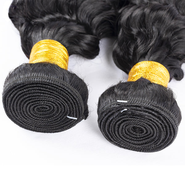 10A deep wave bundles sale cambodian virgin hair weave - pegasuswholesale