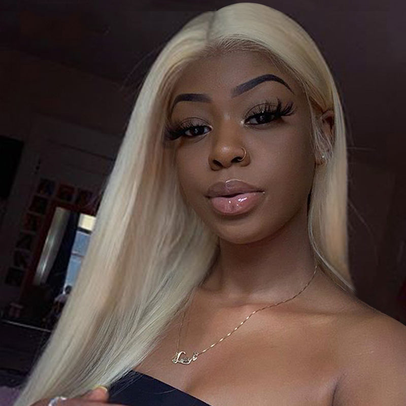 613 Blonde 4X4 Transparent Lace Closure - pegasuswholesale