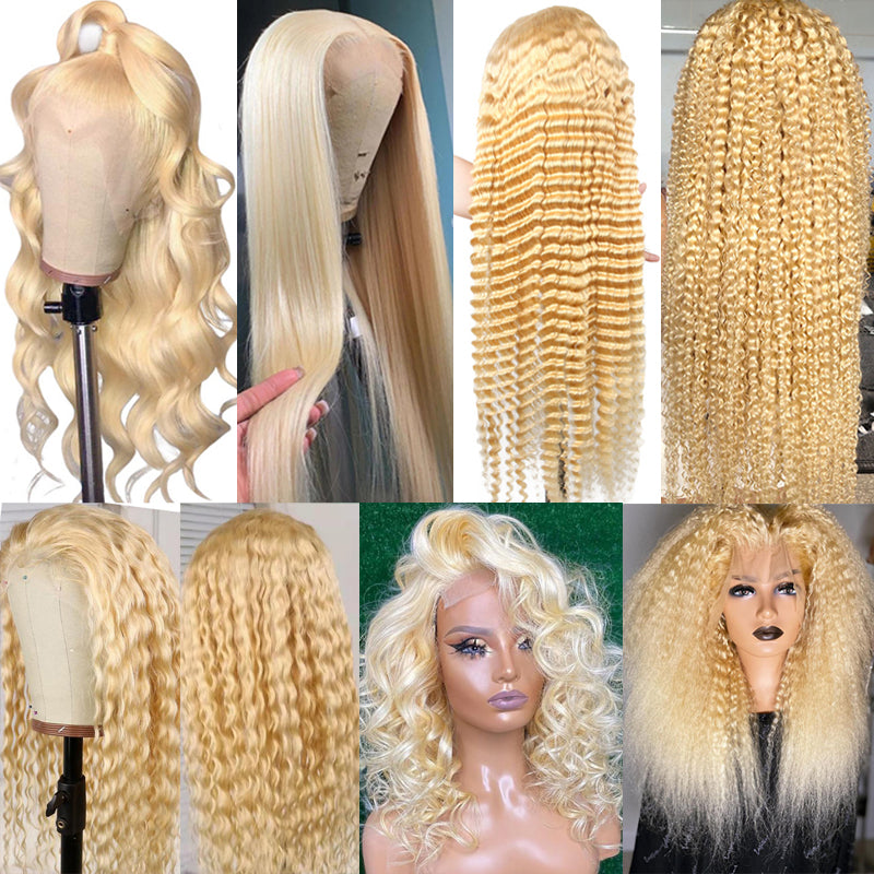 613 Blonde 5 Wigs DEAL 13x4 13x6 Lace Frontal Wig ( Transparent Lace / HD Lace ) - pegasuswholesale