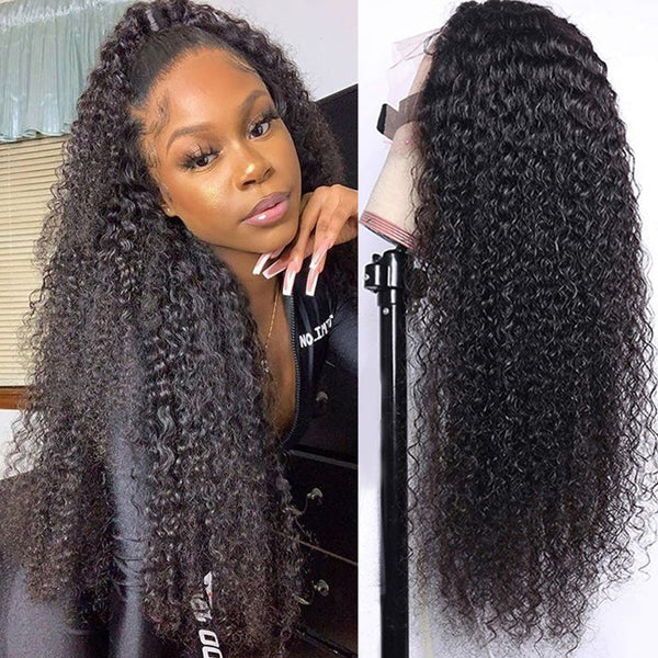 HD Swiss Lace Fornt Wigs 13X4"  Brazilian Kinky Curly Wave 【PWH6681】 - pegasuswholesale