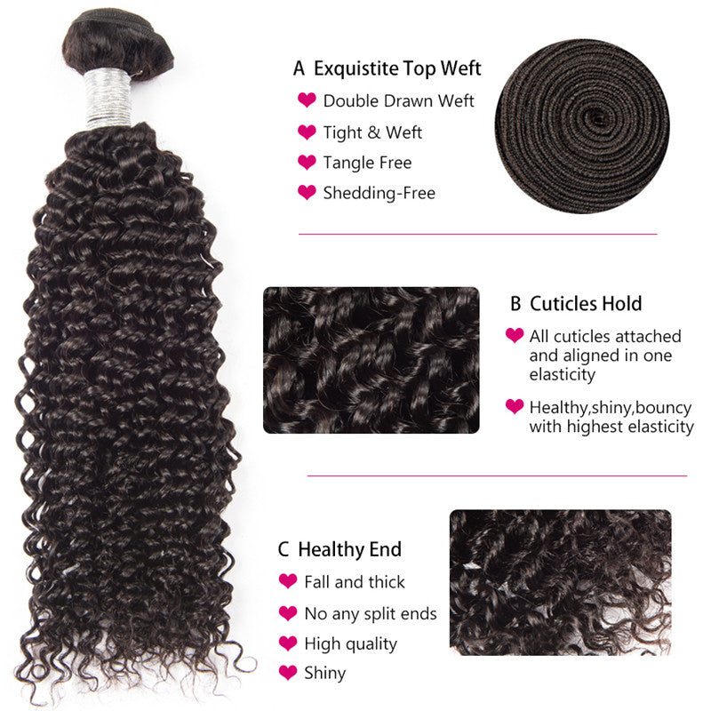 Wholesale 10 Bundles 1KG 9A Brazilian Virgin Human Hair Kinky Curly - pegasuswholesale