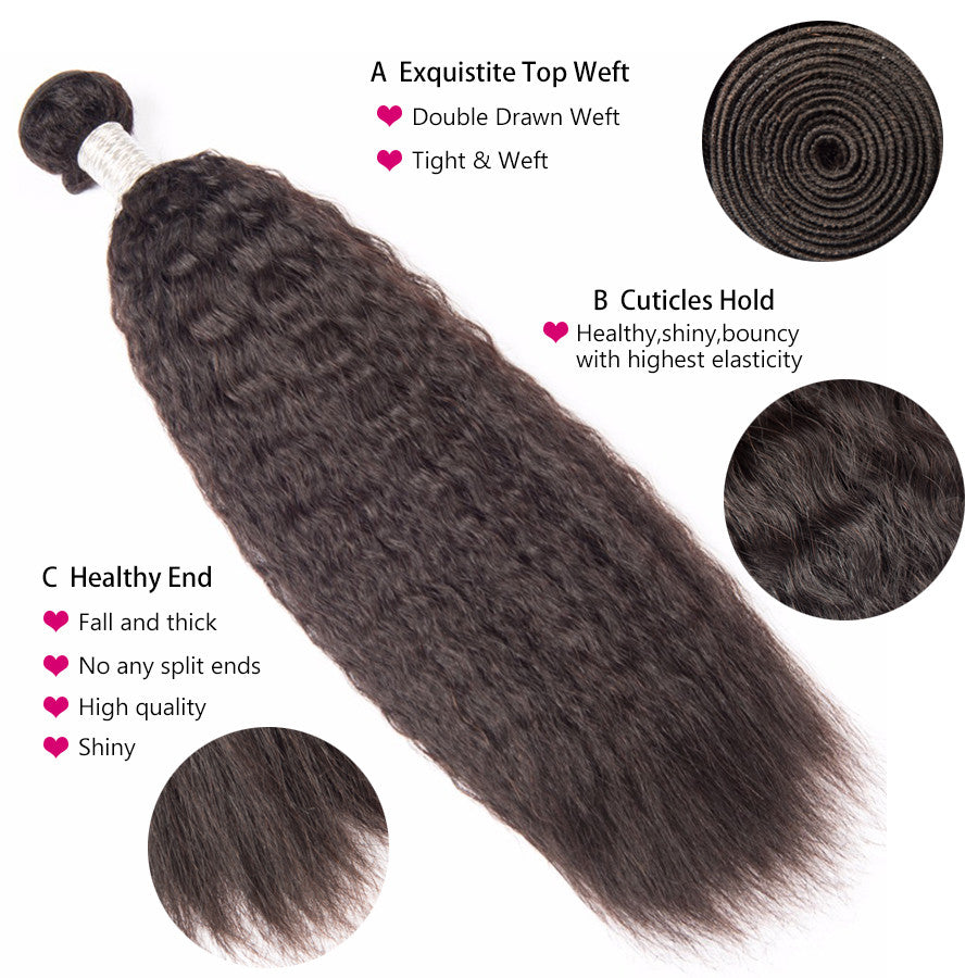 Wholesale 9A 10 Bundles Brazilian Virgin Hair Kinky Straight - pegasuswholesale