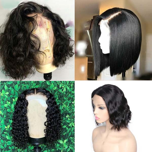 5 x 10" Bob Wigs Deal Lace Closure Wigs - pegasuswholesale