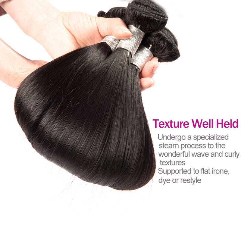 3 Bundles Brazilian Straight Human Hair - pegasuswholesale
