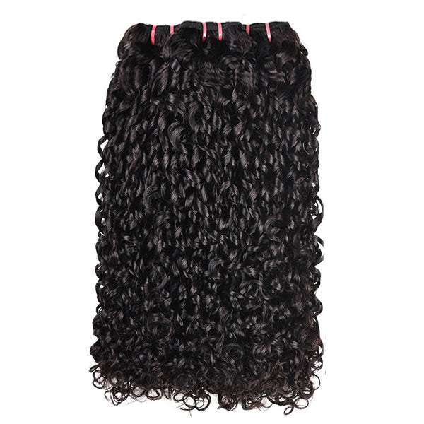Double Drawn Bundles Virgin Hair Curly Indian Human Hair Extensions