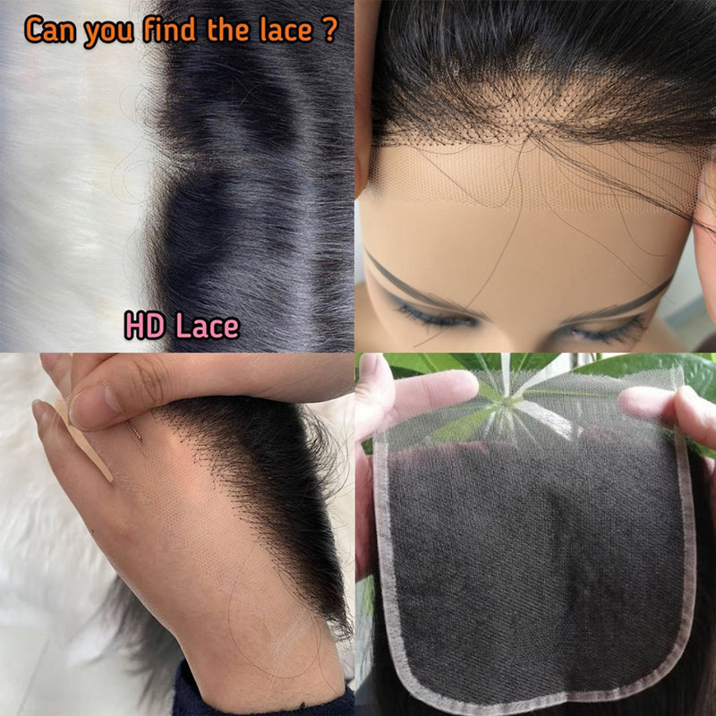 Wholesale 5PCS Body Wave HD Swiss Lace Closure Brazilian Human Hair - pegasuswholesale
