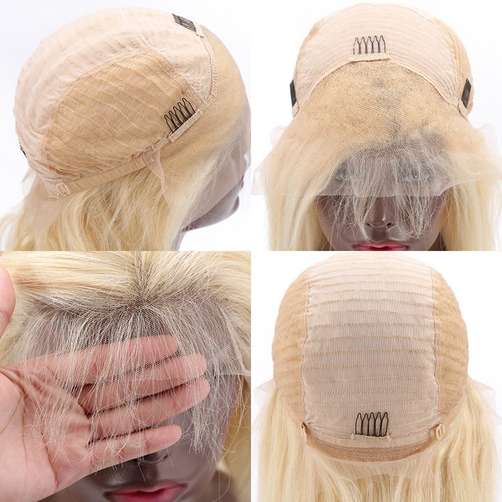 Transparent 613 Blonde Deep Wave Lace Frontal Wigs - 【PWH5290】 - pegasuswholesale