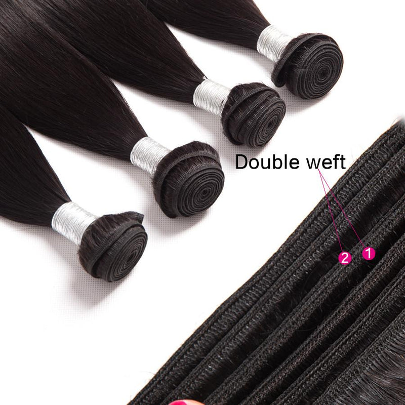 9A Brazilian Virgin Hair 1 Bundle Straight - pegasuswholesale