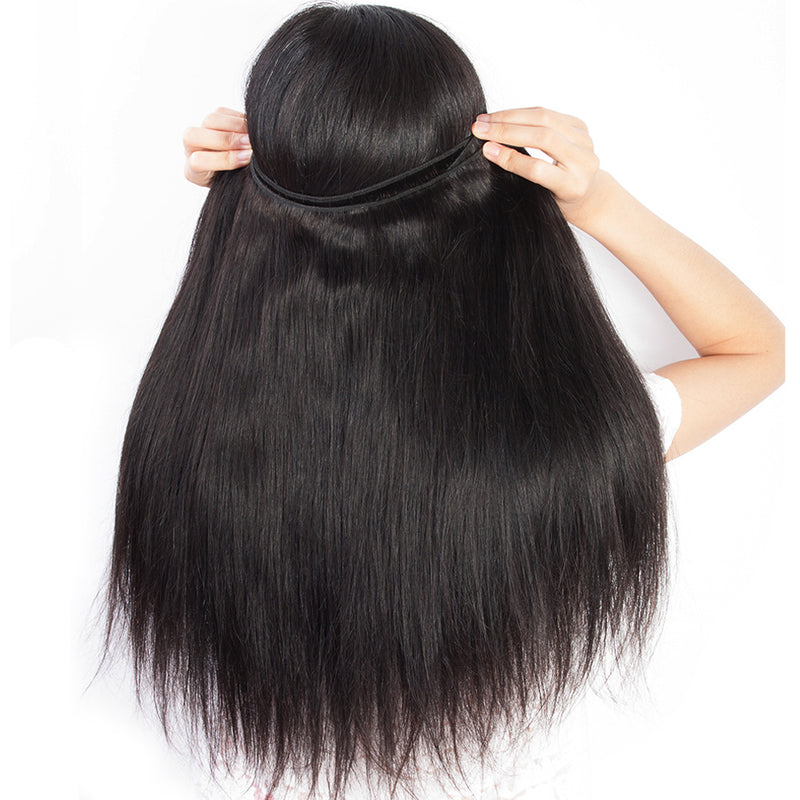 Straight Hair Bundles 100% Human Hair Remy Hair Extension 2 Piece - pegasuswholesale