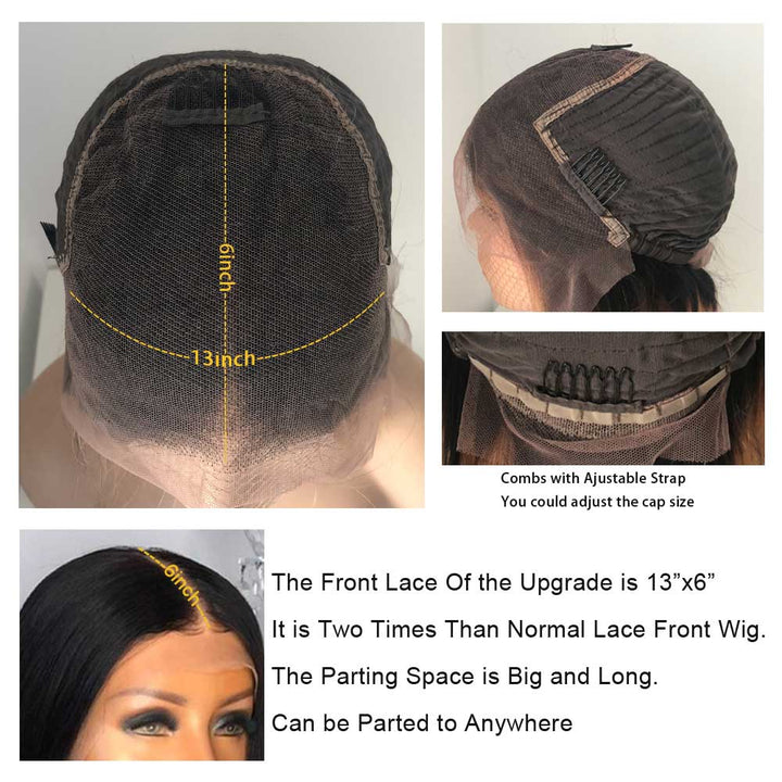 Body Wave with Bang 13x6 Lace Wig - 【PWH6502】 - pegasuswholesale