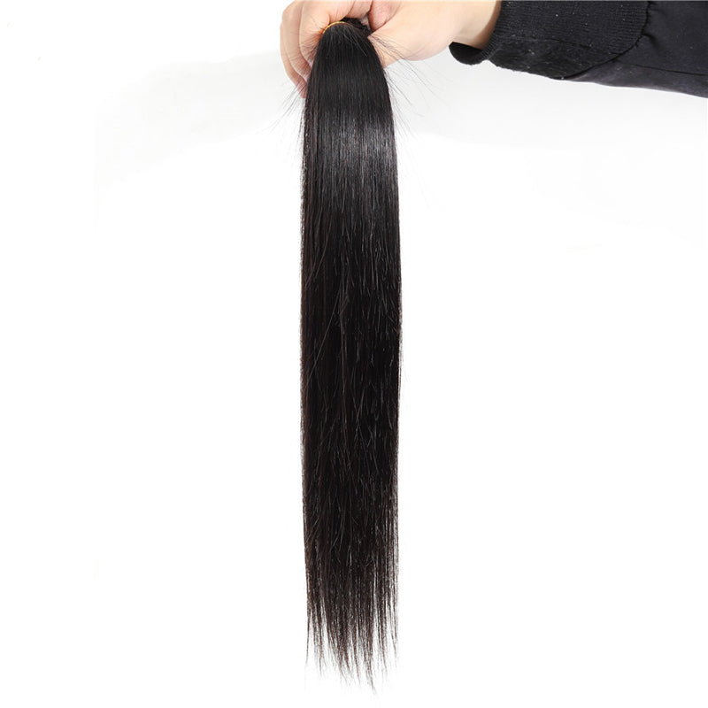 Deal 8A Bundles With Closure Human Hair - pegasuswholesale