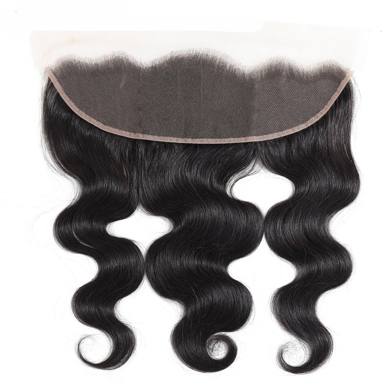 Transparent Lace 13x4 Frontal with 3 Bundles Body Wave Malaysian - pegasuswholesale