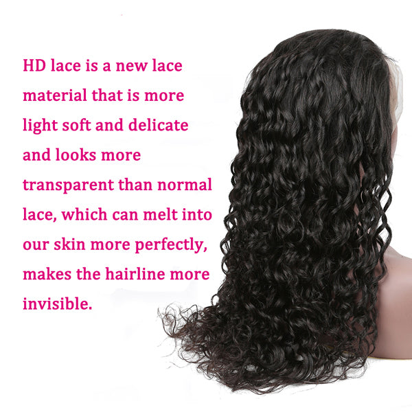 13X4" HD Swiss Lace Front Wigs Loose Deep Wave Invisible lace 【PWH6685】 - pegasuswholesale