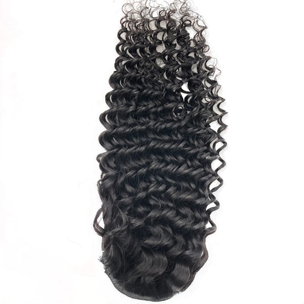 Deep Wave Ponytail Hair Extension Clip in Hairpiece - pegasuswholesale