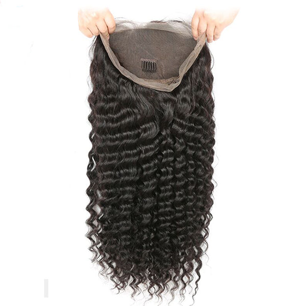 13x6 Transparent Lace Frontal Wigs Deep Wave Hair  6x6 Closure Wigs - pegasuswholesale