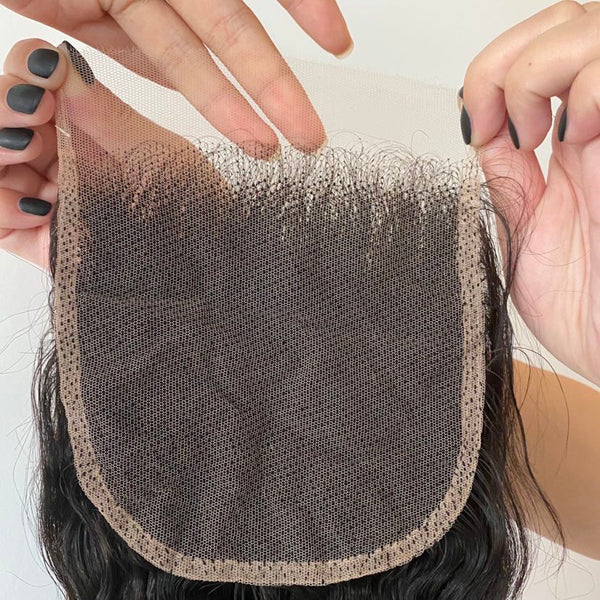 5x5" HD Swiss Lace Closure Natural Wave Brazilian Hair 【PWH2212】 - pegasuswholesale