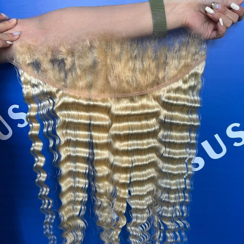 613 Color 13x4 13x6 HD Swiss Lace Frontal Deep Wave - pegasuswholesale
