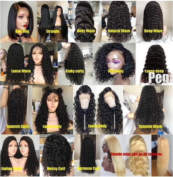 4-30inch  Wigs 5*5 hd closure  Wig 180% density  $1500deal - pegasuswholesale