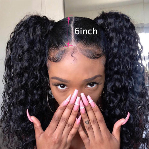 13x6 Transparent Lace Frontal Wigs Deep Wave Hair  6x6 Closure Wigs - pegasuswholesale