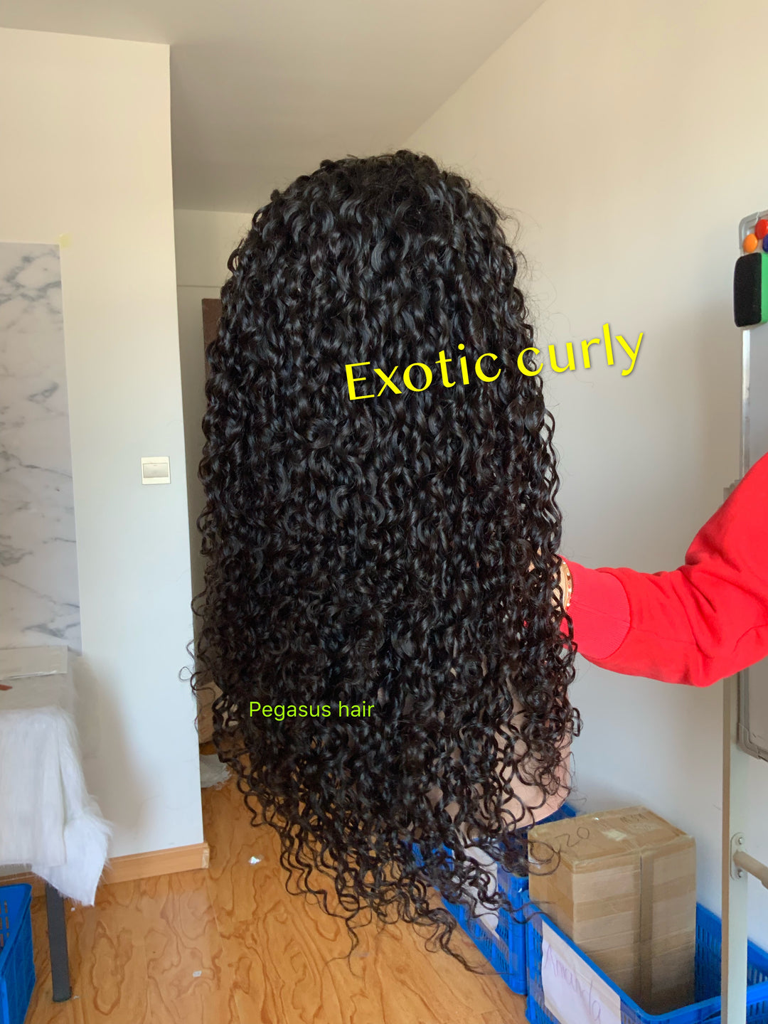 Exotic Curly 4x4 5x5 13x4" Lace Frontal Closure Wig (HD lace/Regular lace)
