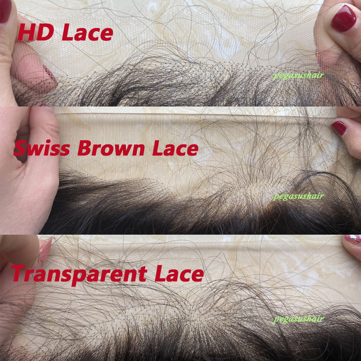 Hawaiian Wave Lace Closure Frontal Wigs Brazilian Human Hair - pegasuswholesale