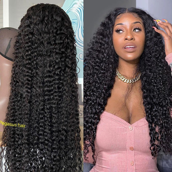 Hawaiian Wave Lace Closure Frontal Wigs Brazilian Human Hair - pegasuswholesale