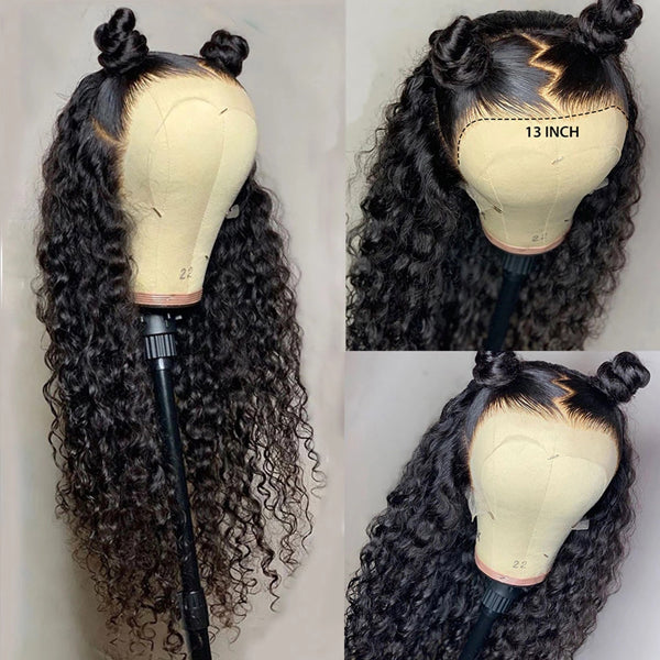 Curly 6x6 13x6 HD Lace Closure Frontal Wigs