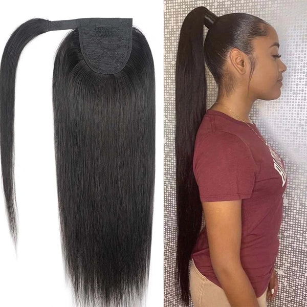 Straight / Body Wave Ponytail Hair Extension Clip in Hairpiece - pegasuswholesale