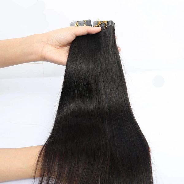 Tape In Hair Extensions 10A Grade Straight