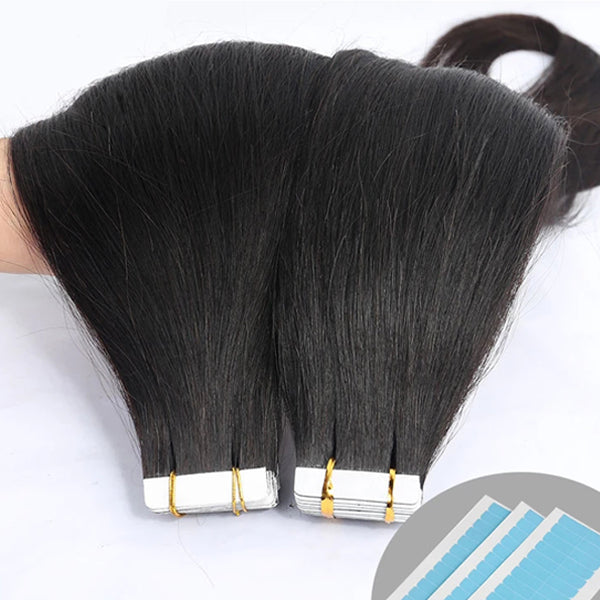 Tape In Hair Extensions 10A Grade Straight