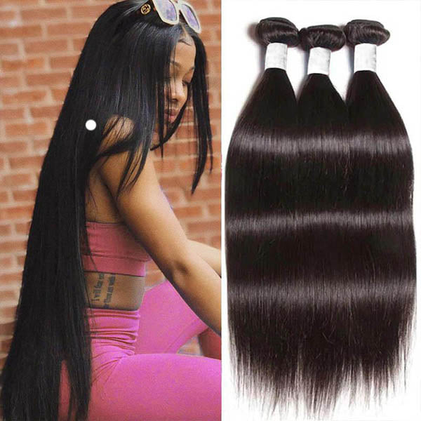 HD Swiss Lace 13X4 Lace Frontal Closure With 3 Bundles Straight - pegasuswholesale