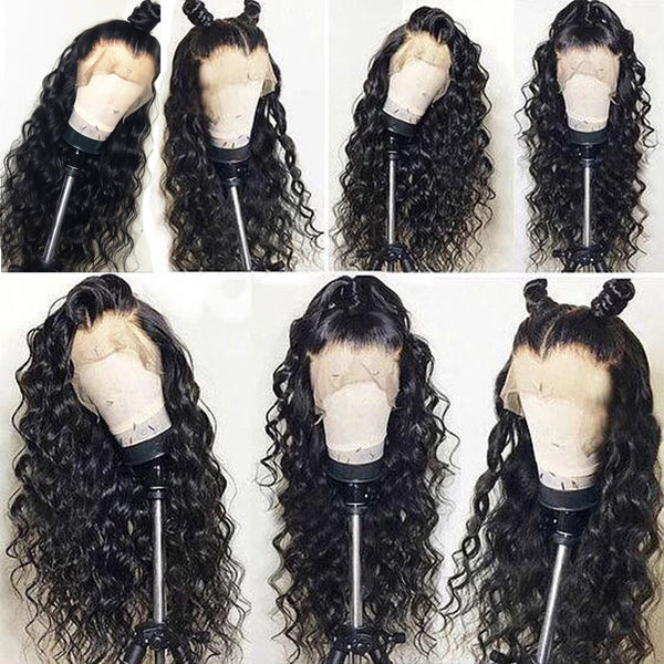 Transparent Lace Frontal Closure Wig Loose Wave 4x4 5x5 13x4 Human Hair - pegasuswholesale