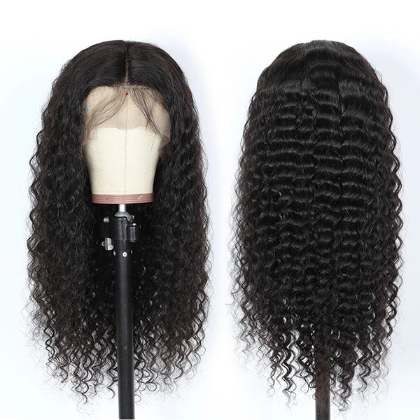13x6 Transparent Lace Frontal Wigs Deep Wave Hair  6x6 Closure Wigs - pegasuswholesale