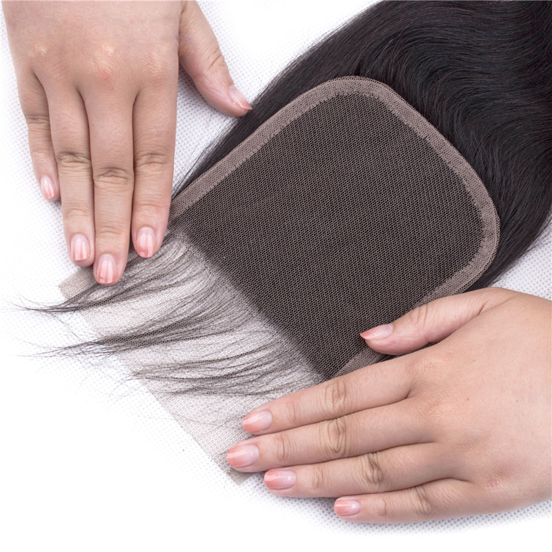 Body Wave Bundles With 4x4" Closure Brazilian Human Hair - pegasuswholesale