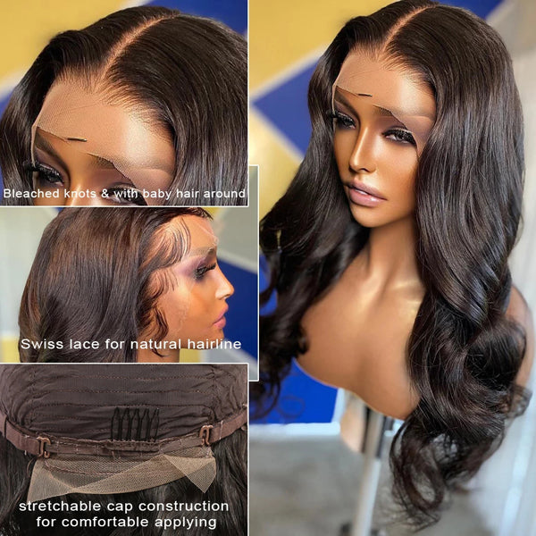 Body Wave Virgin Hair Wig (3 kinds Wig cap available) - pegasuswholesale