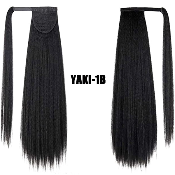 Curly / Kinky Straight Ponytail Hair Extension Clip in Hairpiece - pegasuswholesale