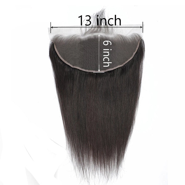 13x6 Transparent Lace Frontal Ear to Ear Brazilian Straight Hair - pegasuswholesale