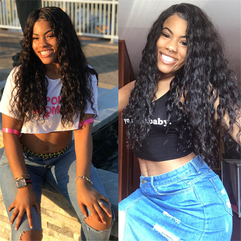 Brazilian Water Wave 3 Bundles With 4x4 Closure Human Hair - pegasuswholesale