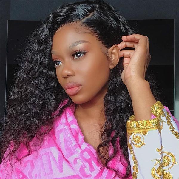 13X4" HD Swiss Lace Front Wigs Loose Deep Wave Invisible lace 【PWH6685】 - pegasuswholesale
