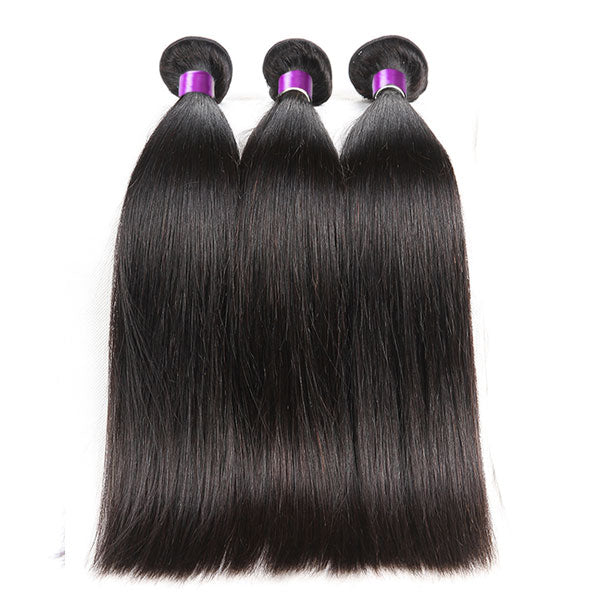 1 Bundle 8A Straight 100% Human Hair Bundles Natural Color - pegasuswholesale