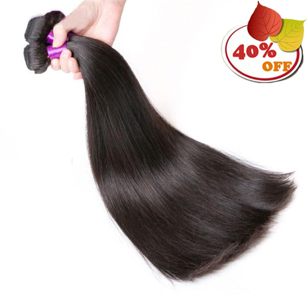 Straight Hair Bundles 100% Human Hair Remy Hair Extension 2 Piece - pegasuswholesale
