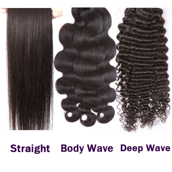 40 50 Inches Bundles Long Human Hair Extension Brazilian Straight Body Deep Wave - pegasuswholesale