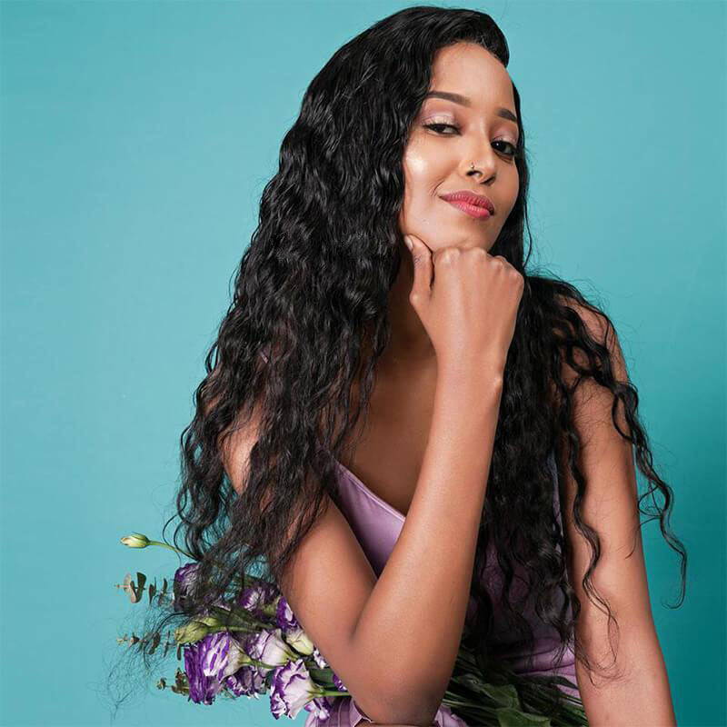 13X6 Transparent Lace Frontal With 2/3/4 Bundles Water Wave Human Hair - pegasuswholesale