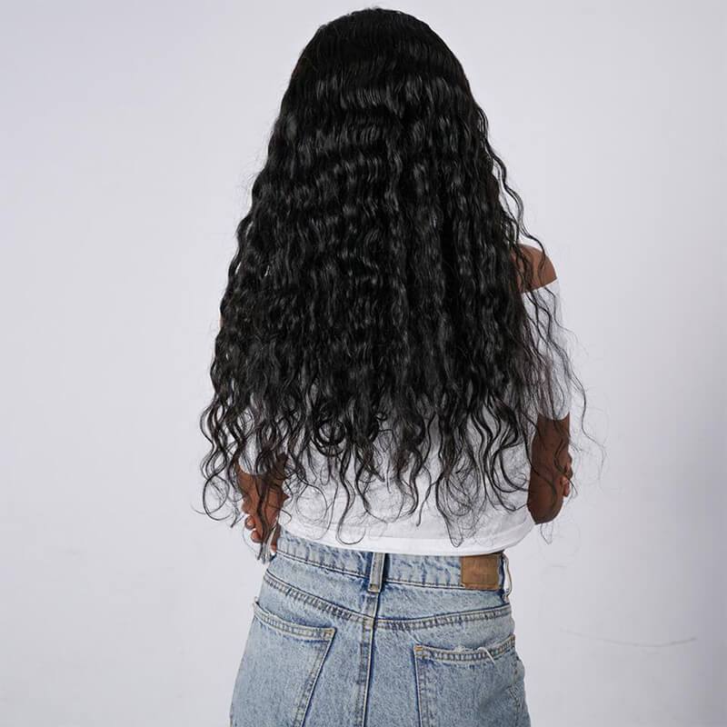 Brazilian Water Wave 3 Bundles With 4x4 Closure Human Hair - pegasuswholesale