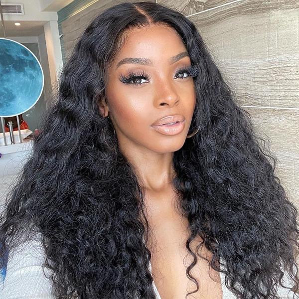 Undetectable Invisible Lace Water Wave 13*4 Frontal Lace Wig  | Real HD Lace