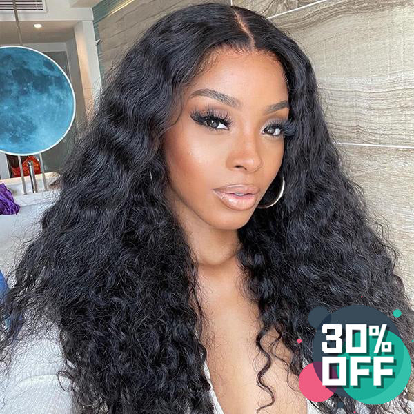 Undetectable Invisible Lace Water Wave 13*4 Frontal Lace Wig  | Real HD Lace